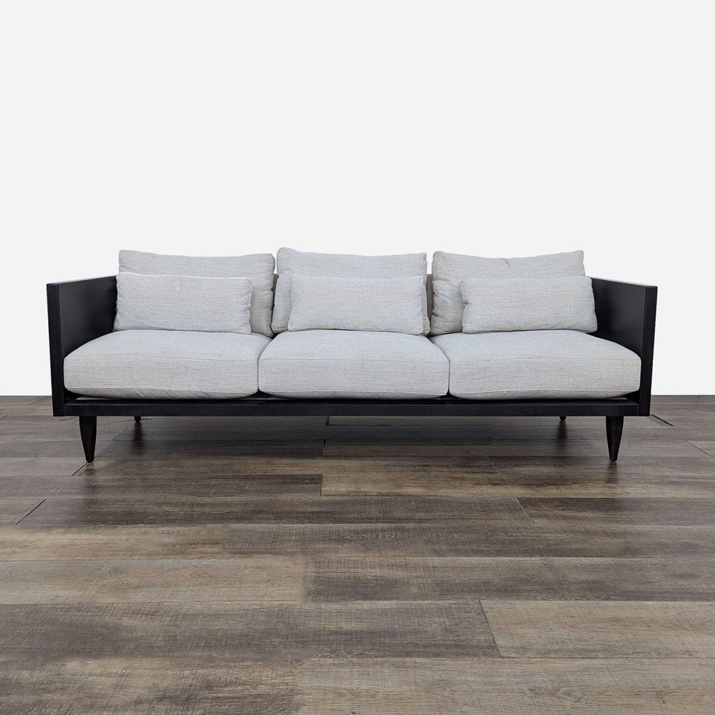 sofa is a modern sofa that is made from a single piece of furniture. the sofa is made