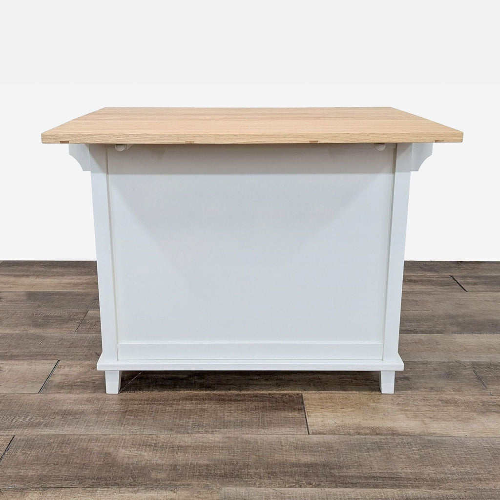Belmont White Kitchen Island by Crate & Barrel