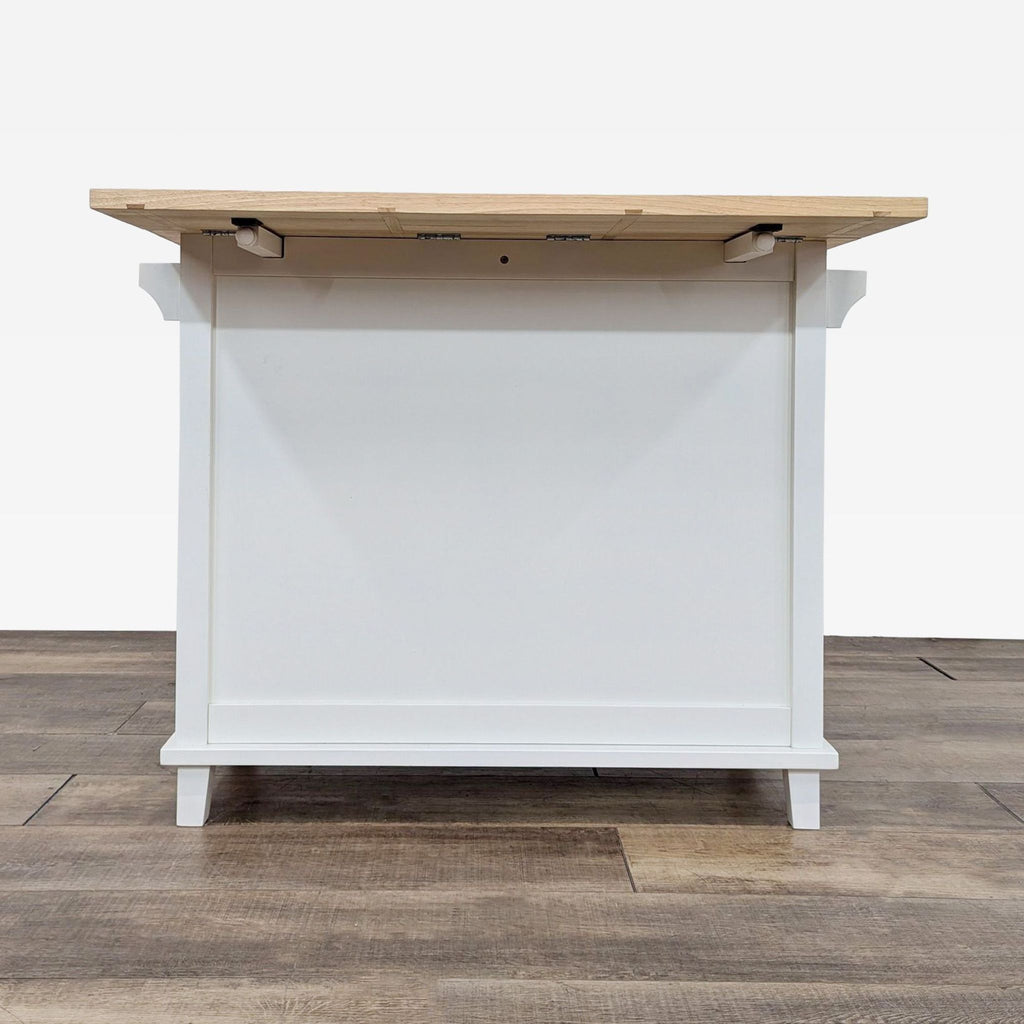 Belmont White Kitchen Island by Crate & Barrel