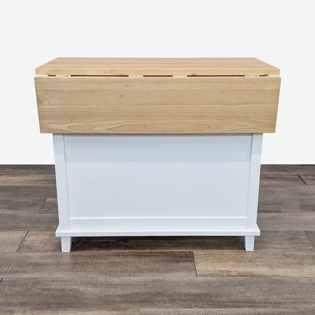Belmont White Kitchen Island by Crate & Barrel