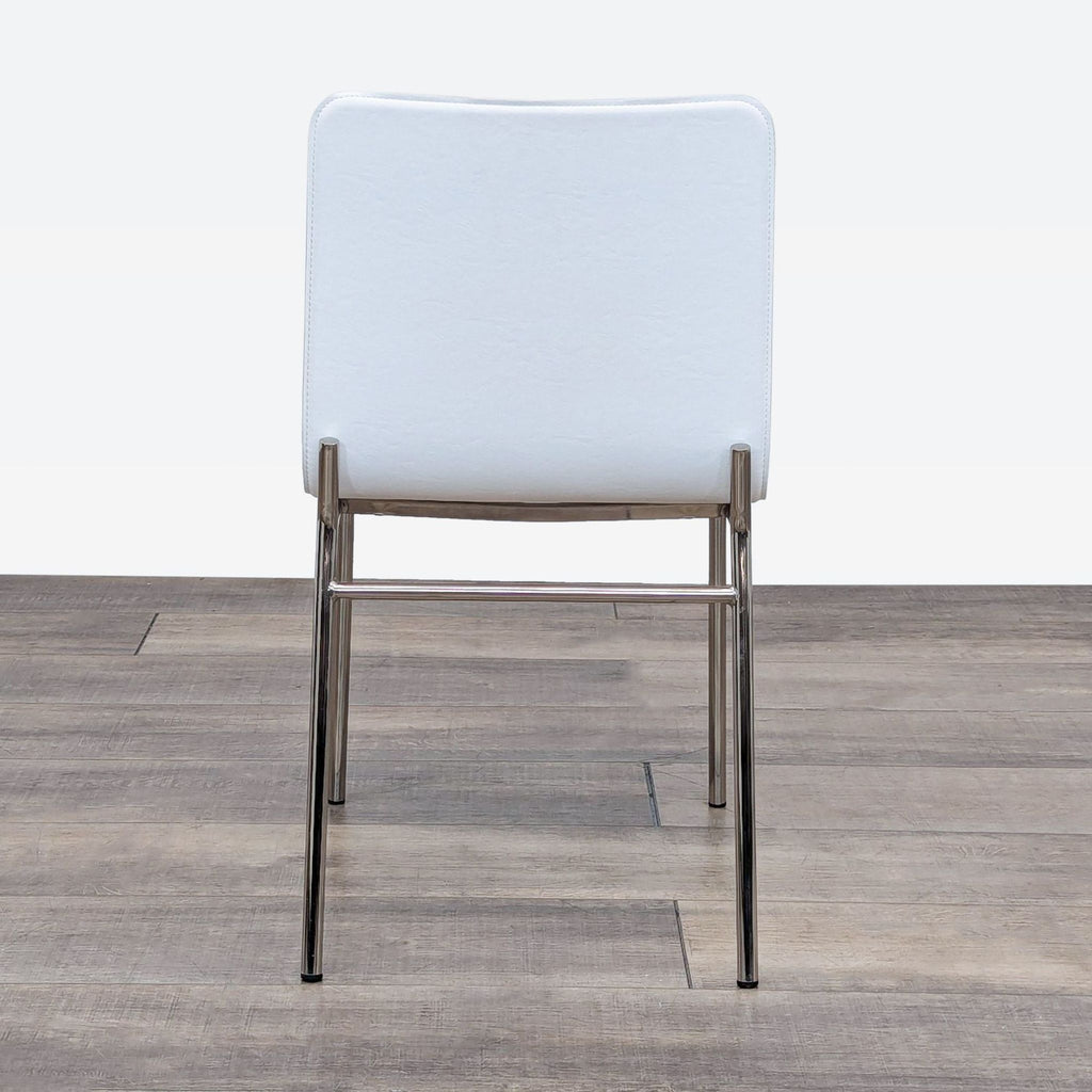 Modern CB2 White Strut Side Chair