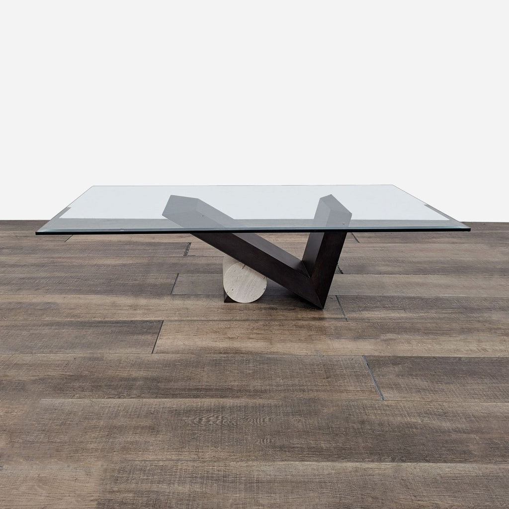 Cattelan Italia Glass Top Coffee Table