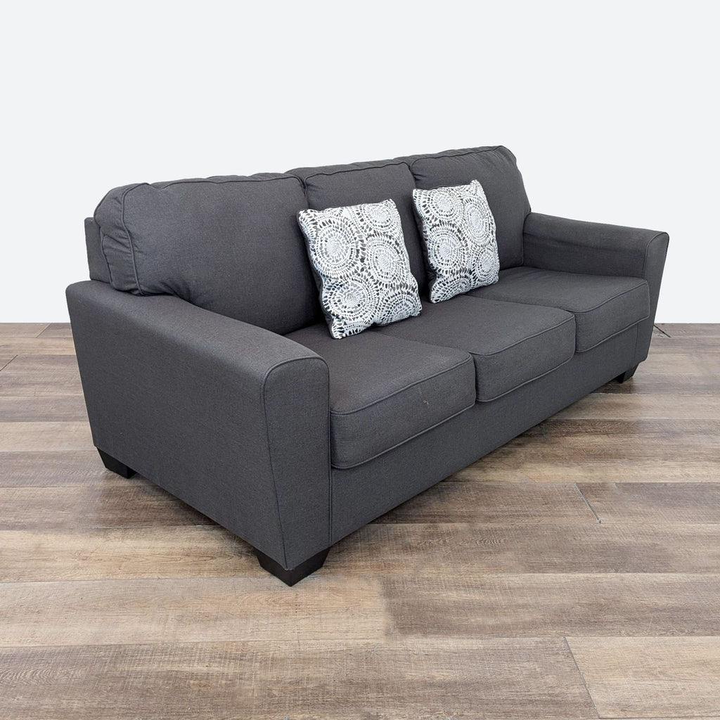 Ashley Furniture Contemporary Carlin Grey Sofa