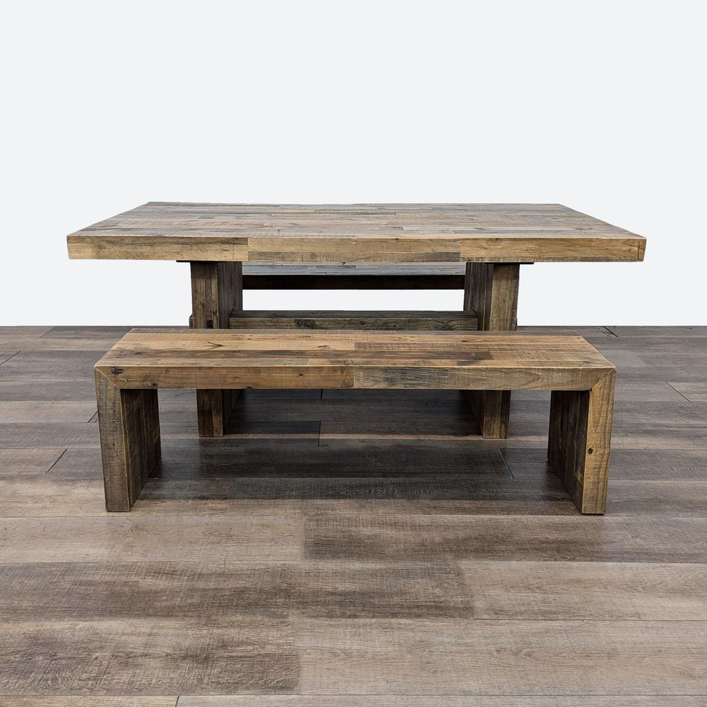 West Elm Rustic Dining Set by West Elm