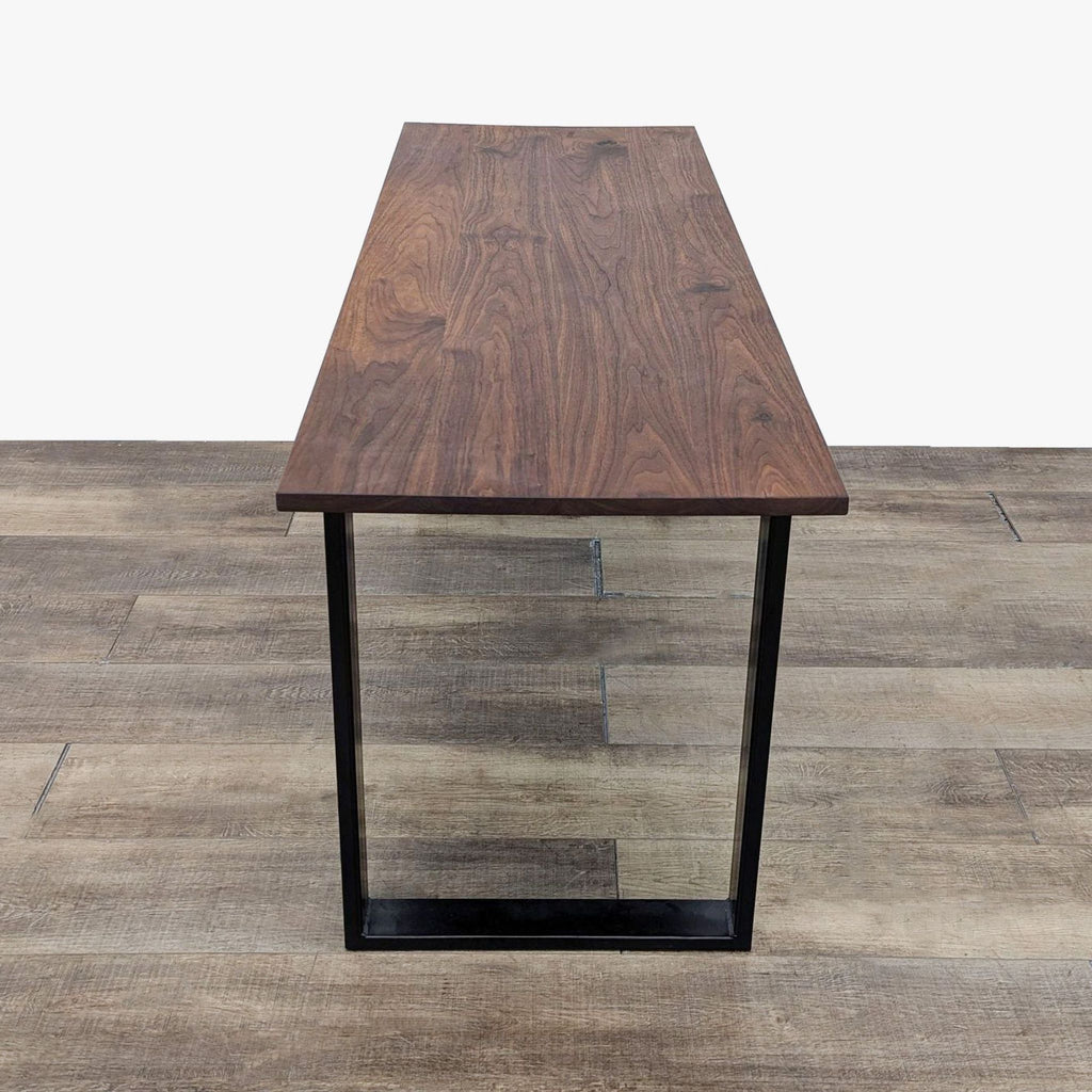 the urban port walnut and black walnut coffee table