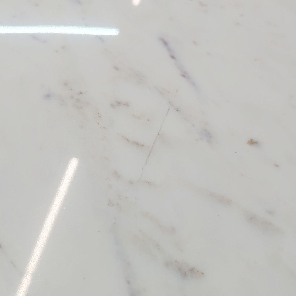 white marble with light streaks on the floor