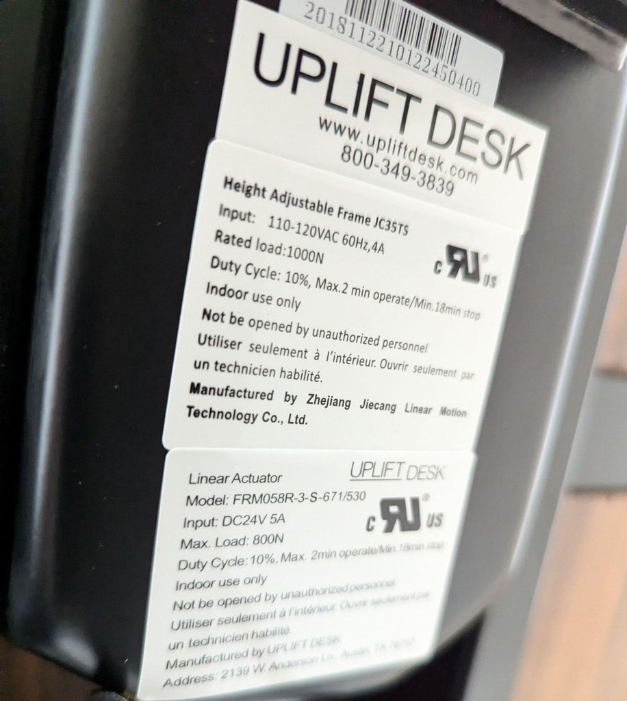 UPLIFT Pneumatic Standing Desk