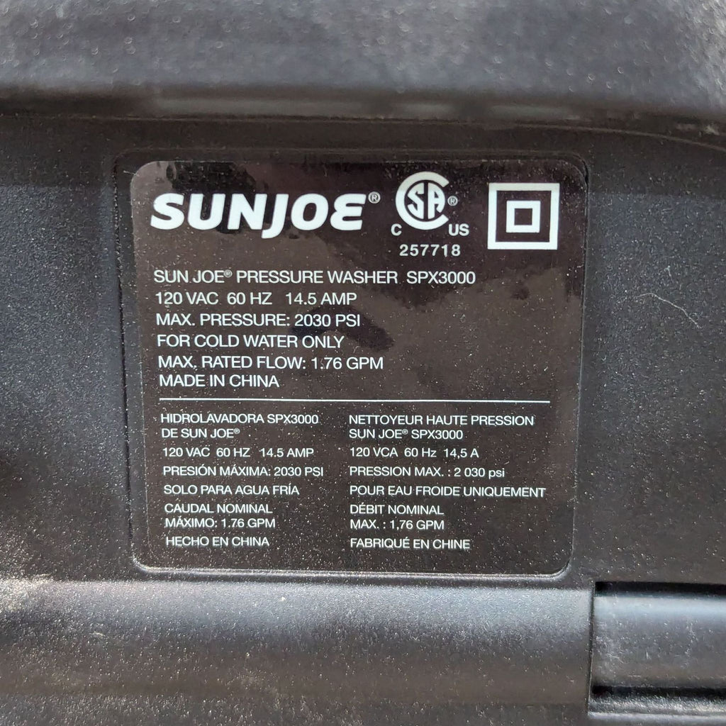Sun Joe Electric Pressure Washer - Compact and Powerful Cleaning Solution