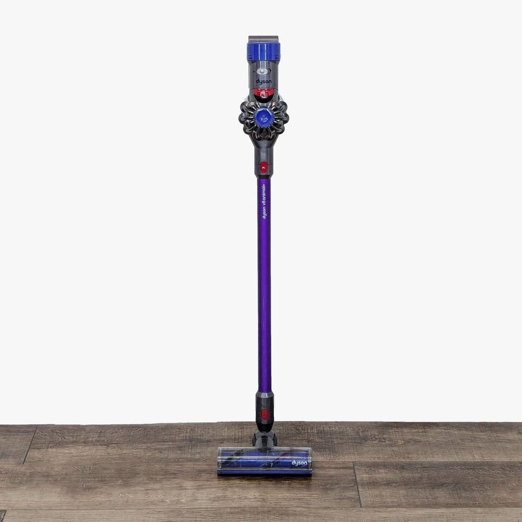 3d model of a purple electric floor mop