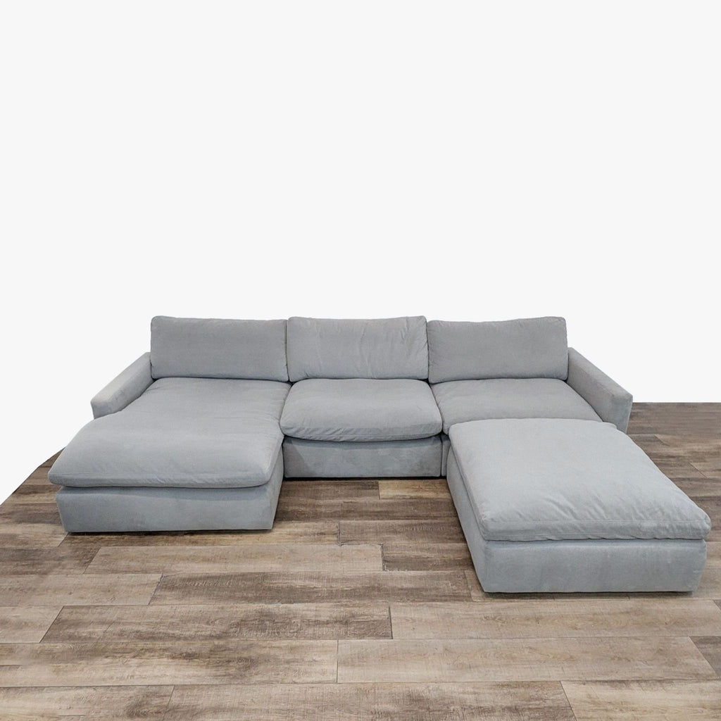 sofa with a square shape, 3d rendering