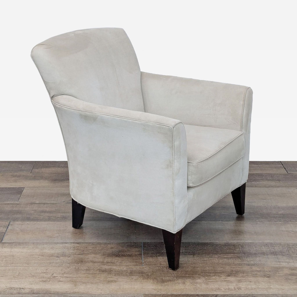 the [ unused0 ] chair in grey velvet