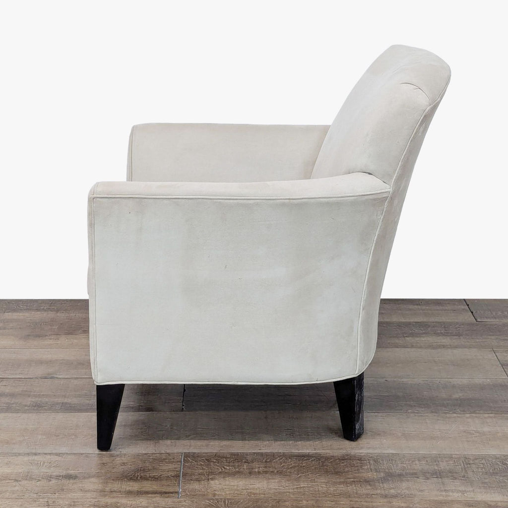 Contemporary Beige Lounge Chair