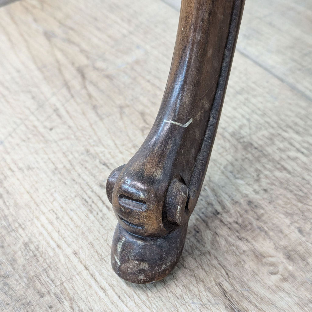 vintage french country style floor lamp with a metal base for sale - image 3 of 13