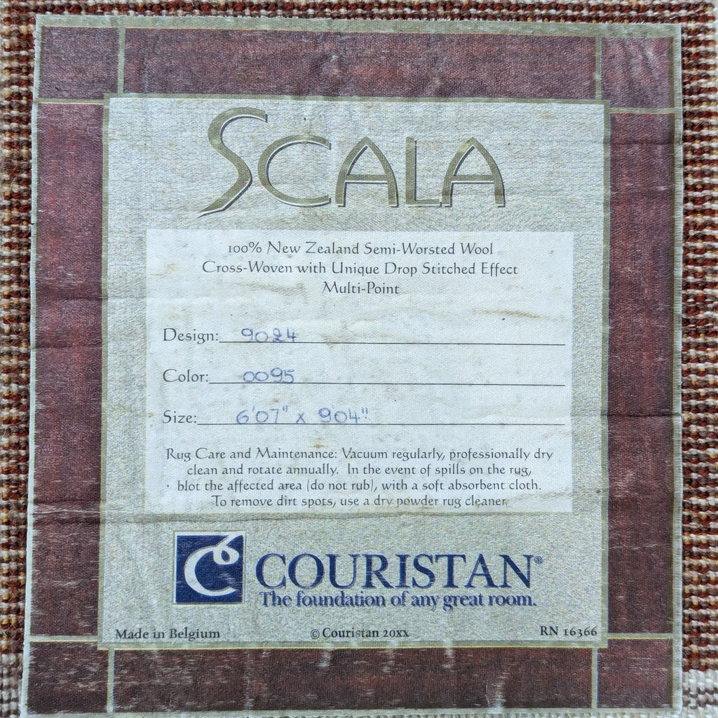 a tile with the name of the building's name