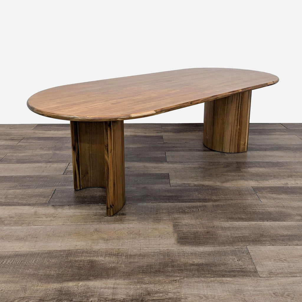 Contemporary Paden Oval Dining Table byFour Hands