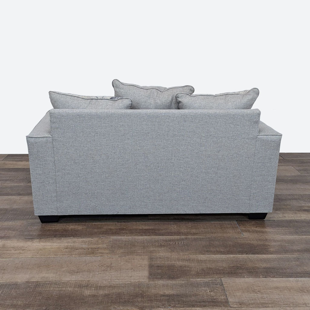 Velletri Signature Design by Ashley Pewter Loveseat