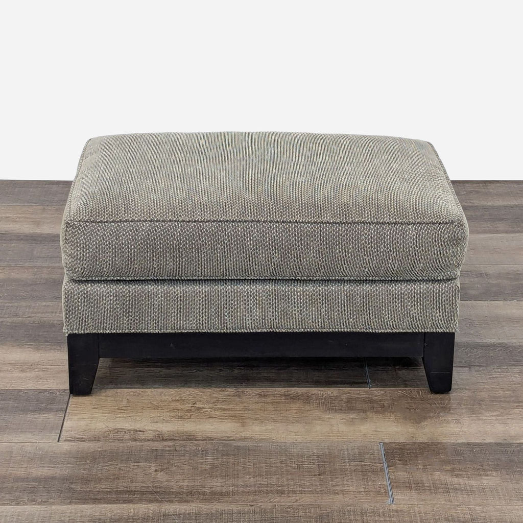 Ethan Allen Contemporary Rectangular Ottoman