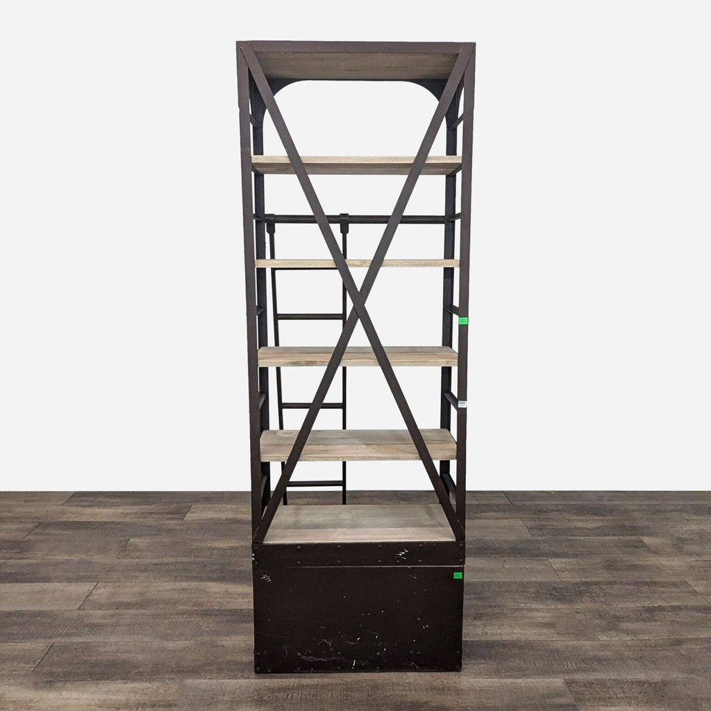 Restoration Hardware 1950's Style Dutch Shipyard Shelf with Ladder