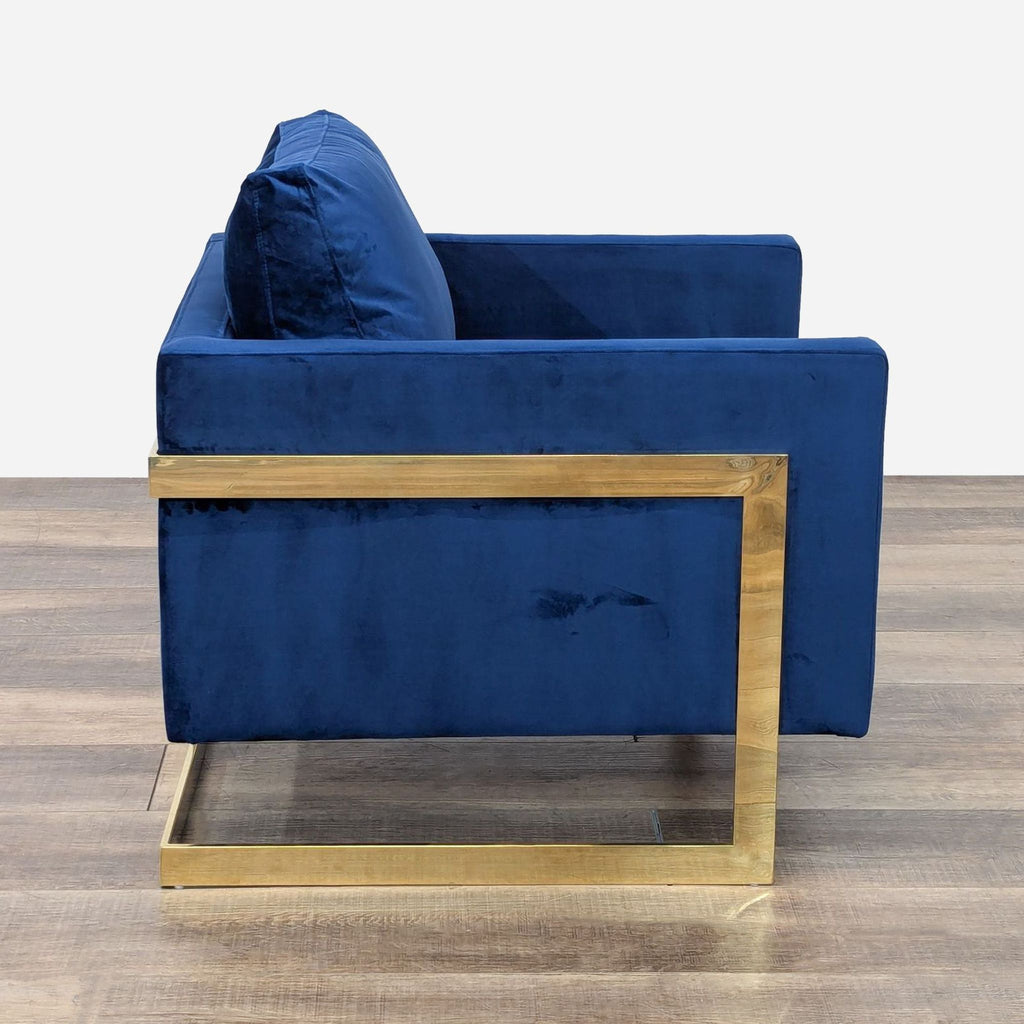 Mystique Velvet Armchair by Baxton Studio
