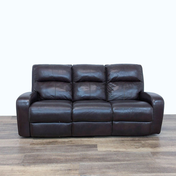 leather sofa in a modern style