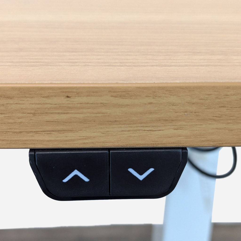 the power button on the desk is a little too big for the desk.