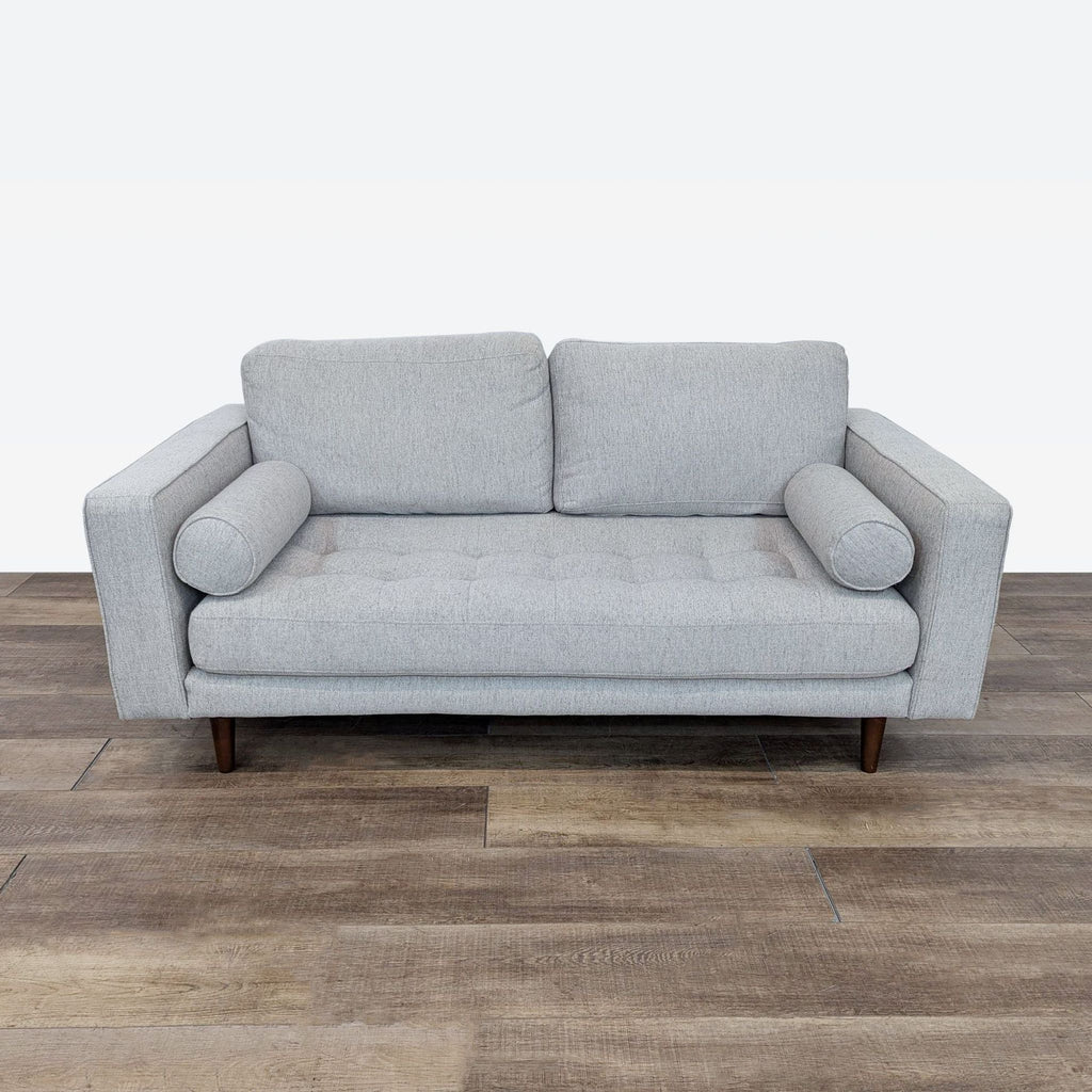 sofa in a modern style with a modern design