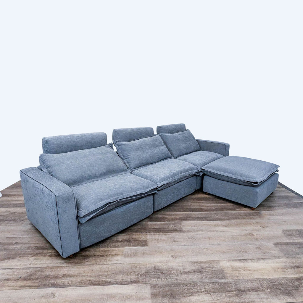 sofa in a modern style with a modern design