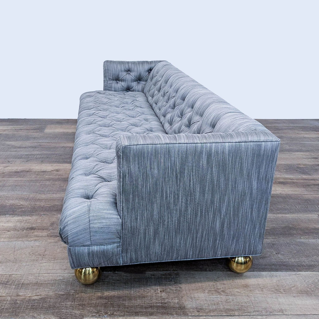 Jonathan Adler Baxter Tufted Sofa with Ball Feet