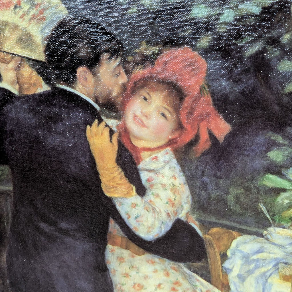 a painting of a couple dancing