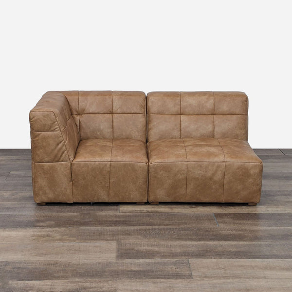 the [ unused0 ] leather sofa is a modern, contemporary design with a modern twist.