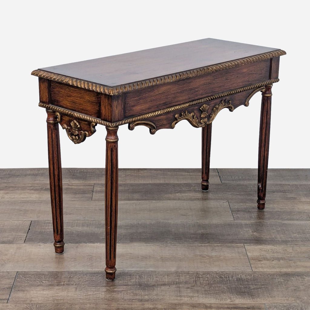 Wood Carved Console Table