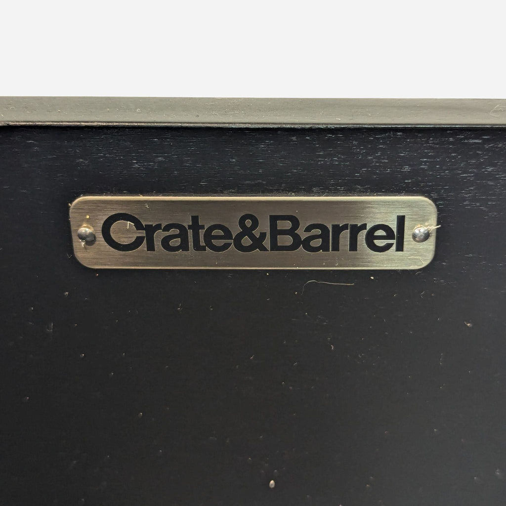 Crate & Barrel Modern Black 5-Drawer Dresser