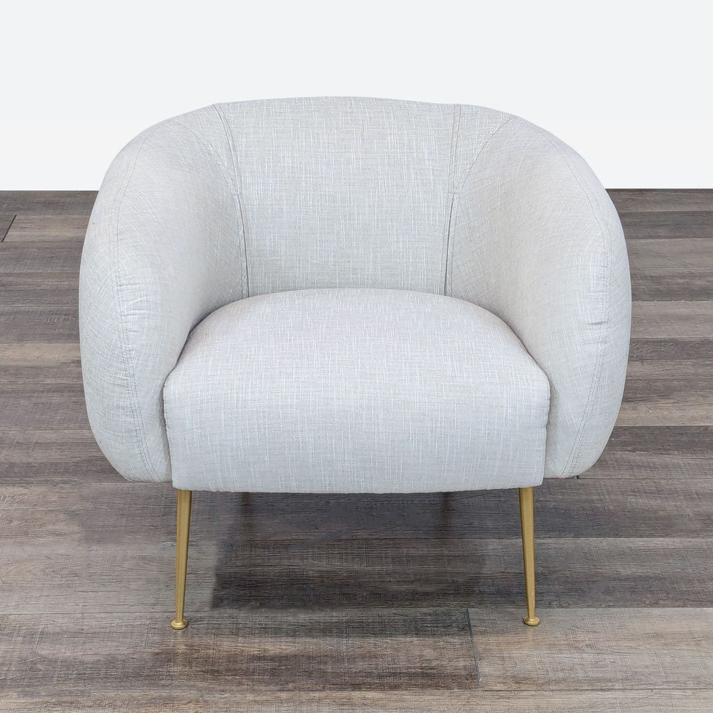 Safavieh Couture Alena Poly Blend Accent Chair - Light Grey