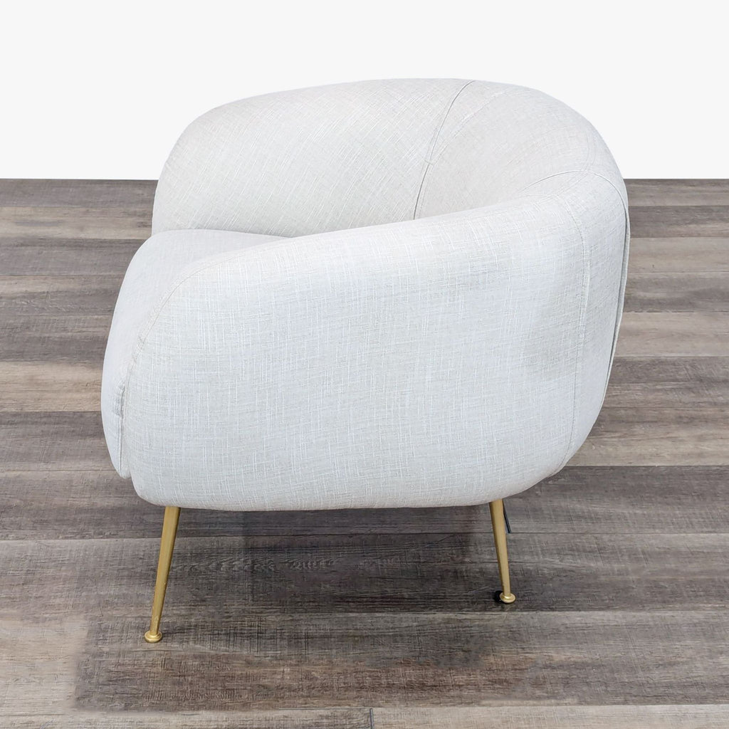 Safavieh Couture Alena Poly Blend Accent Chair - Light Grey