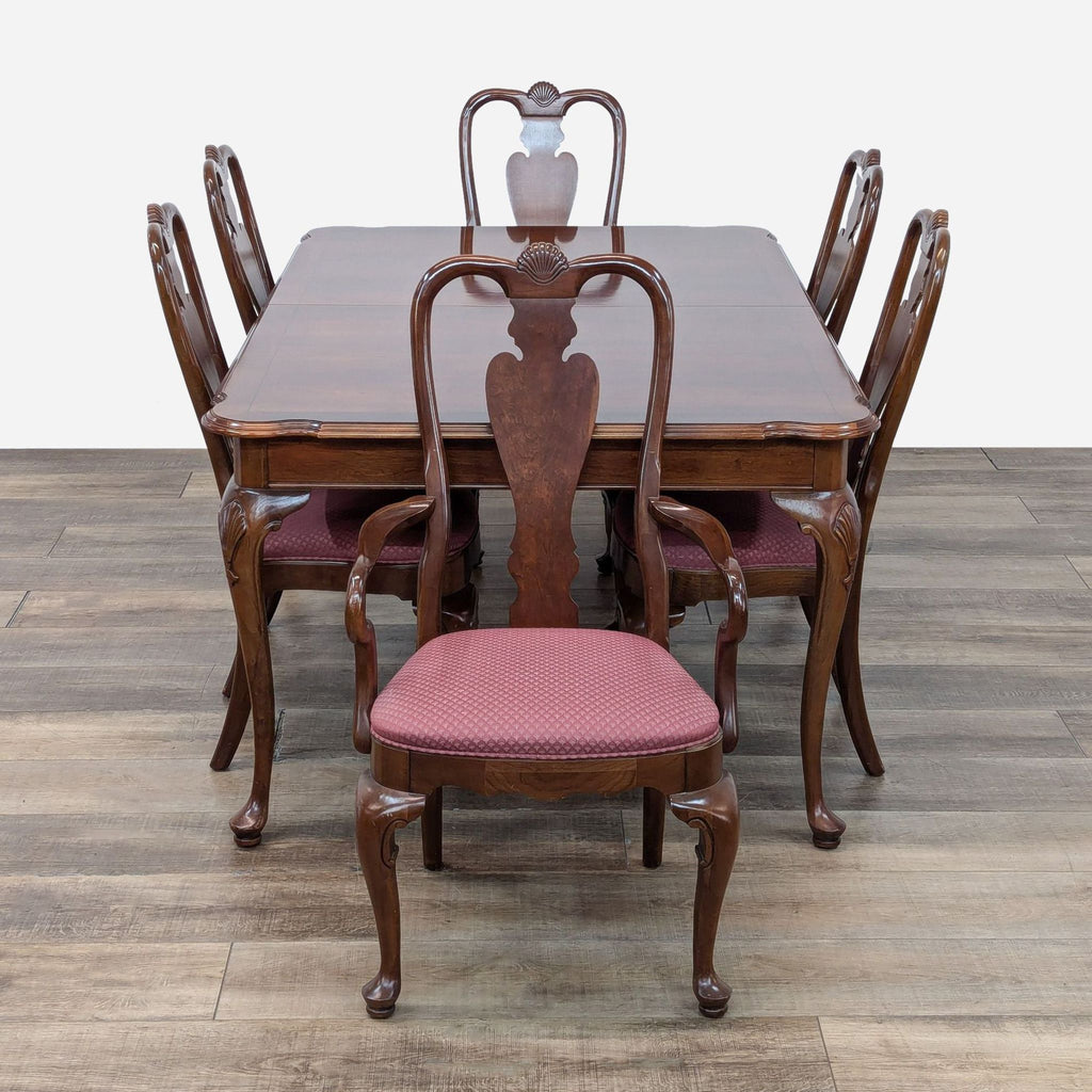 Classic Extendable 7-piece Cherry Dining Set