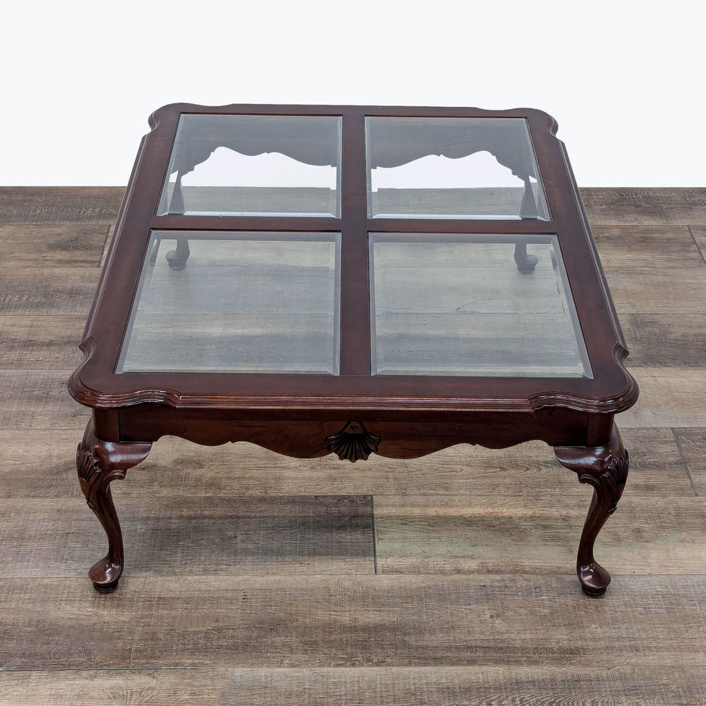 Vintage Ethan Allen Georgian Court Coffee Table