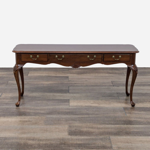 a french mahogany console table