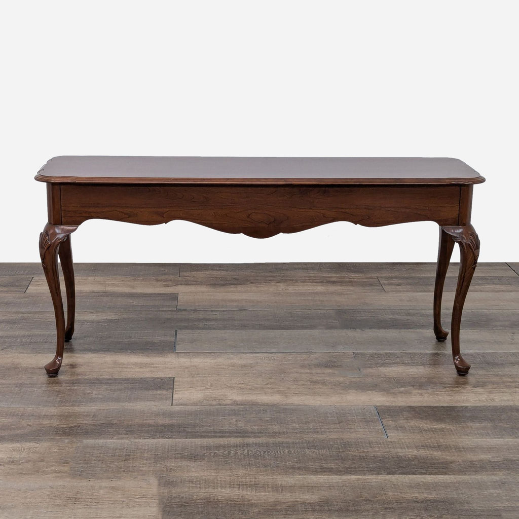 a french mahogany console table