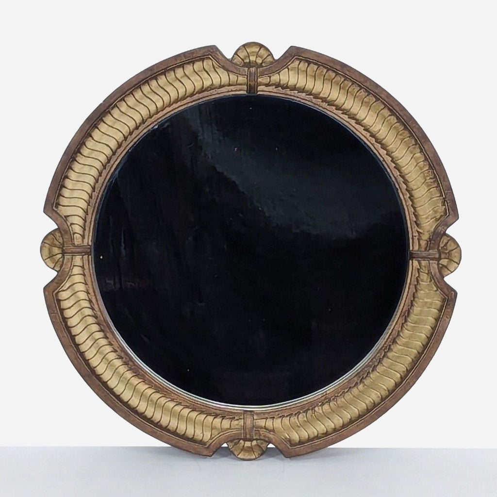 a 19th century french oval mirror