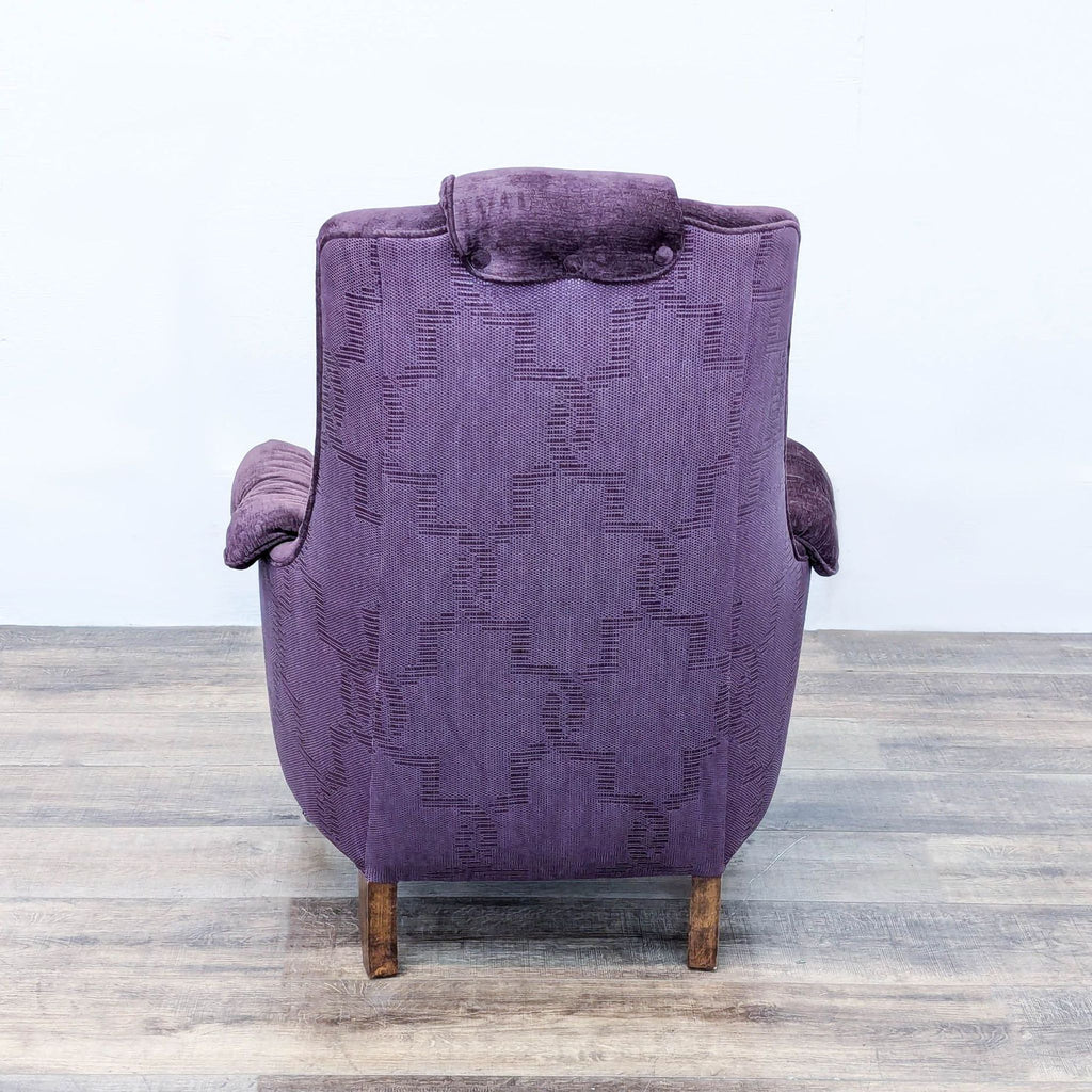 Belmar Contemporary High-Back Purple Lounge Chair - Accepted Offer (31.88% discount)