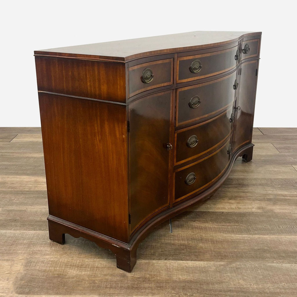 Rancher Furniture Traditional Serpentine Front Dresser/Sideboard