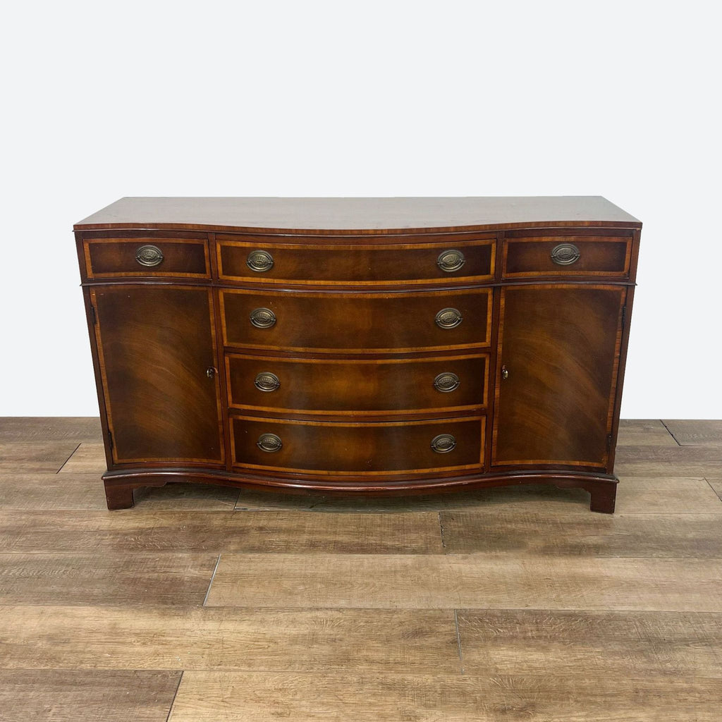 Rancher Furniture Traditional Serpentine Front Dresser/Sideboard