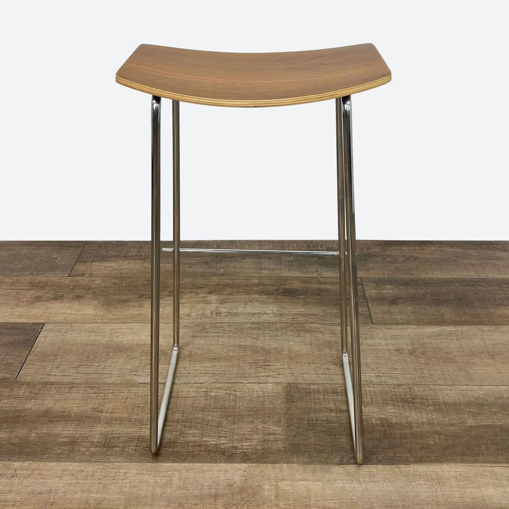 Modern Saddle Seat Barstool