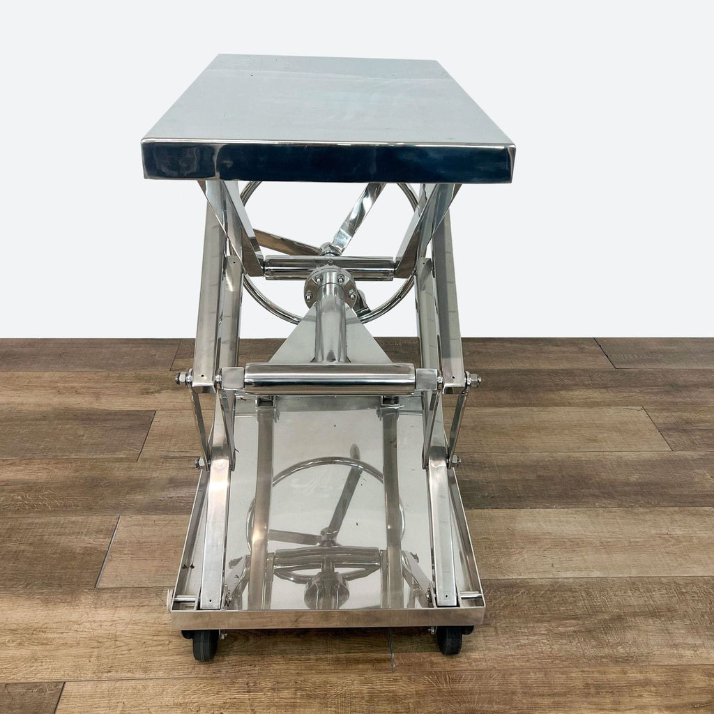 Restoration Hardware Industrial Scissor Lift Table