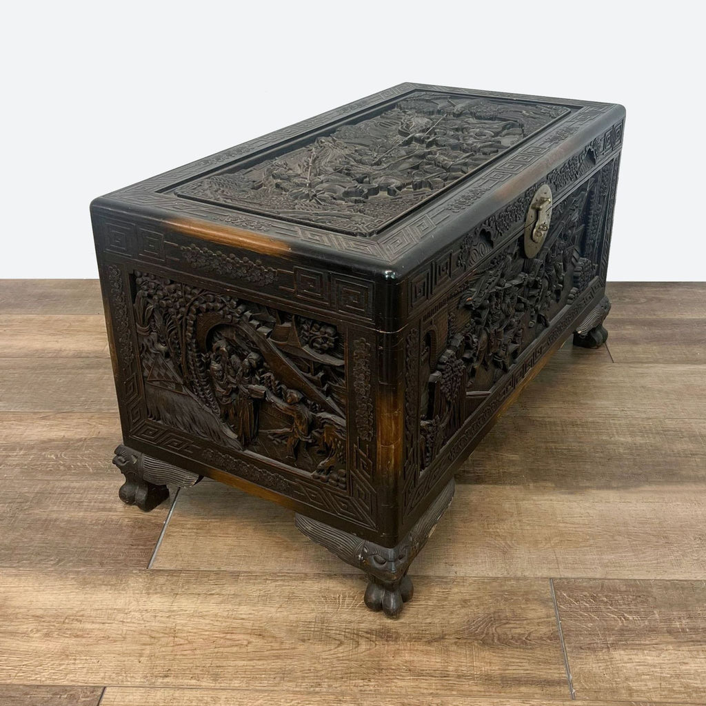 Vintage Chinese Carved Chest