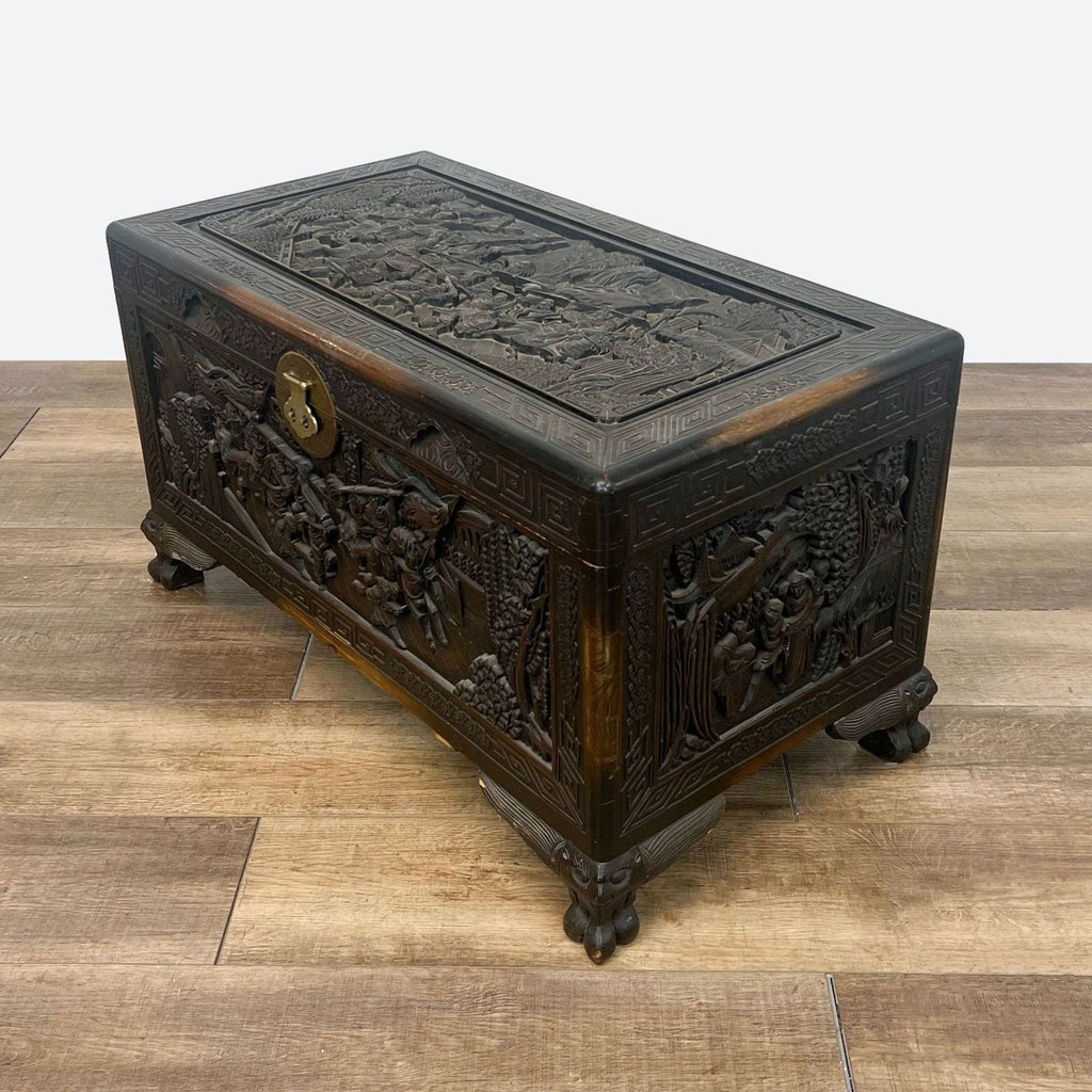 Vintage Chinese Carved Chest