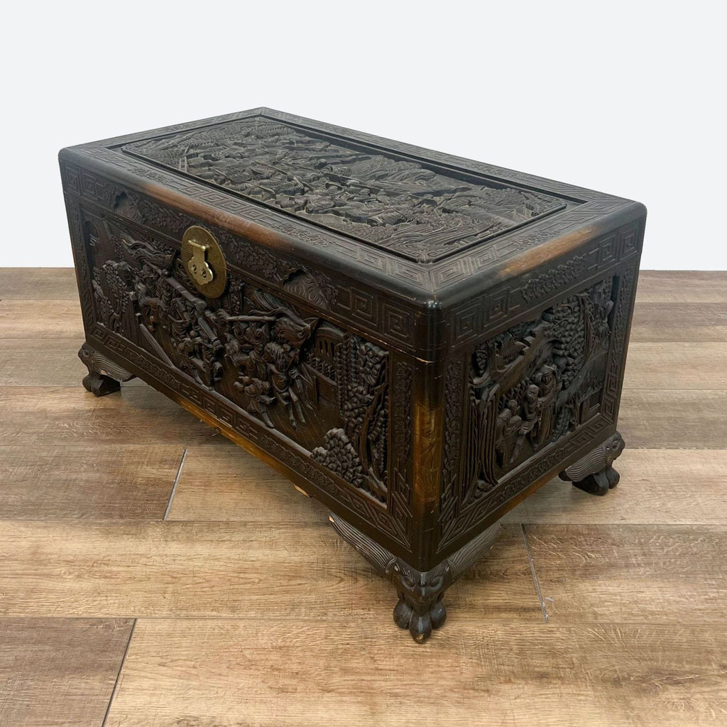 Vintage Chinese Carved Chest