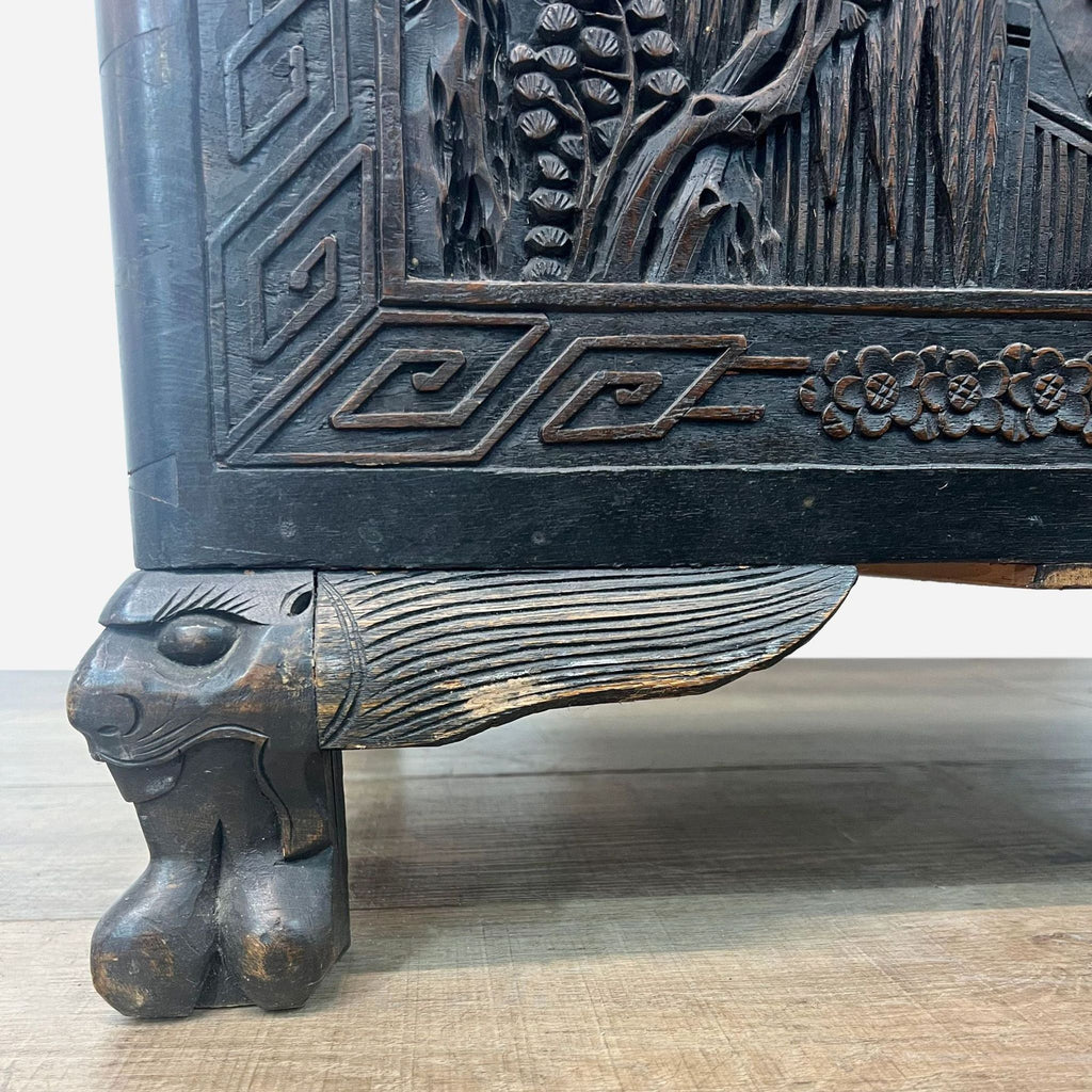 Vintage Chinese Carved Chest