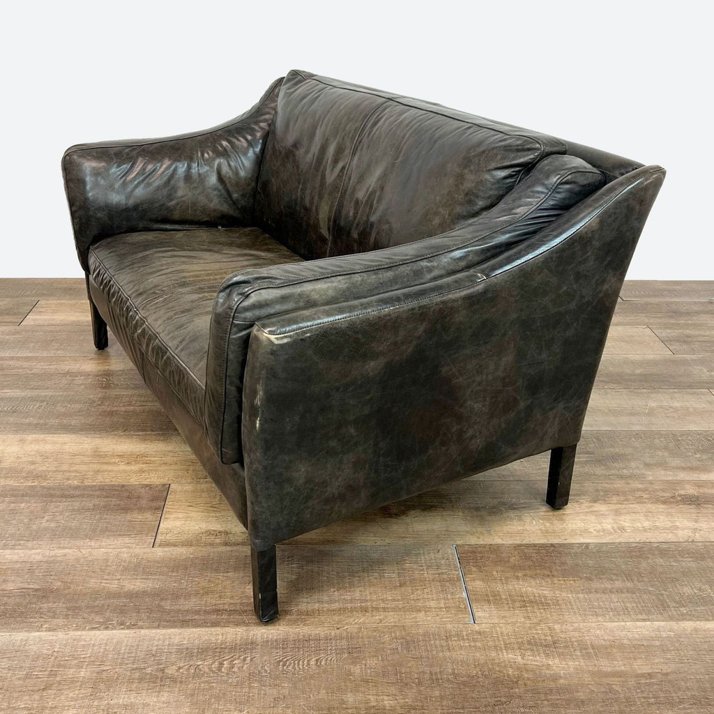 leather club chair by [ unused0 ], circa 1950. this is a very nice piece of