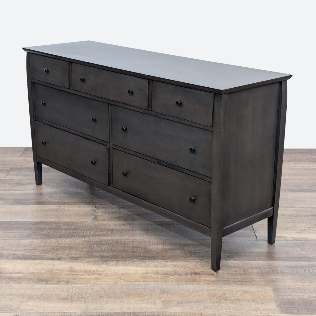 Mason Shadow 7-Drawer Grey Dresser By Crate & Barrel